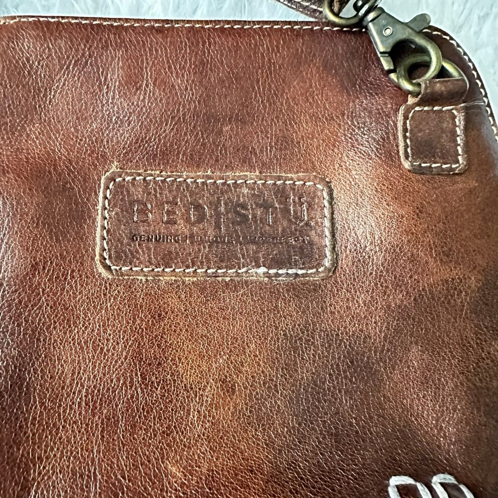 Brown Leather Crossbody Bag - Picture 2 of 9